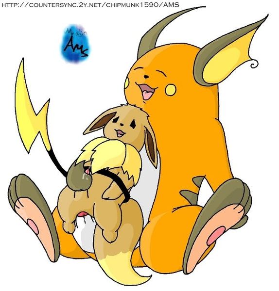 eevee nintendo pokemon raichu
