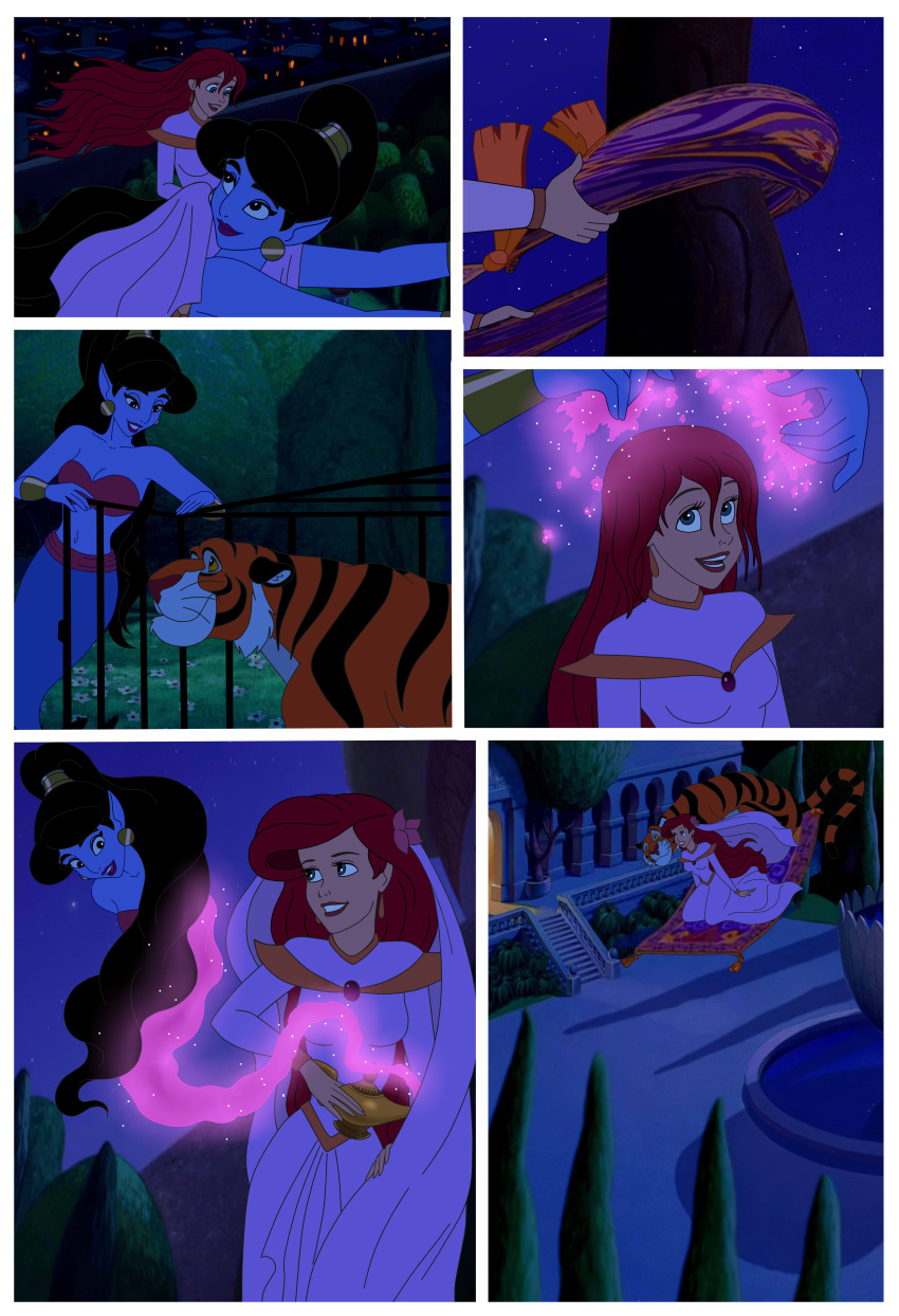 aladdin_(series) ariel_(the_little_mermaid) disney disney_princess princess_ariel