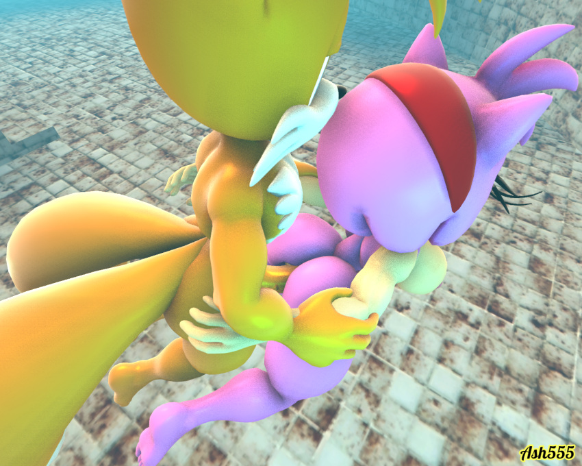 1boy 1girl 3d 3d_(artwork) alternate_angle amy_rose anthro ass big_ass dat_ass female fox furry hedgehog interspecies male male/female miles_"tails"_prower nude penis pool sega sex sideboob sonic_(series) sonic_the_hedgehog_(series) source_filmmaker straight tagme theashsfm underwater underwater_sex water