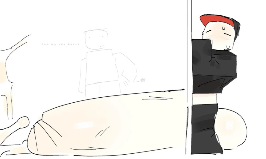 2boys after_sex anal_destruction big_ass femboy giant_penis gigantic_penis guest_(roblox) huge_ass huge_penis hyper_penis noob_(roblox) roblox toari yaoi