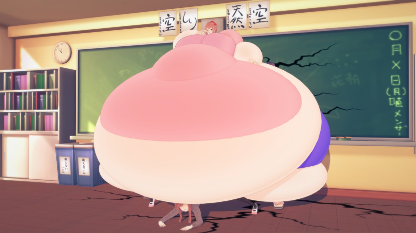 4girls ass_crush ass_press belly big_breasts buttcrush cookie cracked_floor cracked_ground cracked_wall ddlc doki_doki_literature_club dominant dominant_female fat_ass fat_belly giant_ass heavy human_chair ill_fitting_clothing jean_shorts jeans massive_belly mini_giantess monika_(doki_doki_literature_club) morbidly_obese natsuki_(doki_doki_literature_club) on_all_fours sandals sayori sayori_(doki_doki_literature_club) shirt shorts sitting_on_person submissive submissive_female weight_gain yuri_(doki_doki_literature_club)