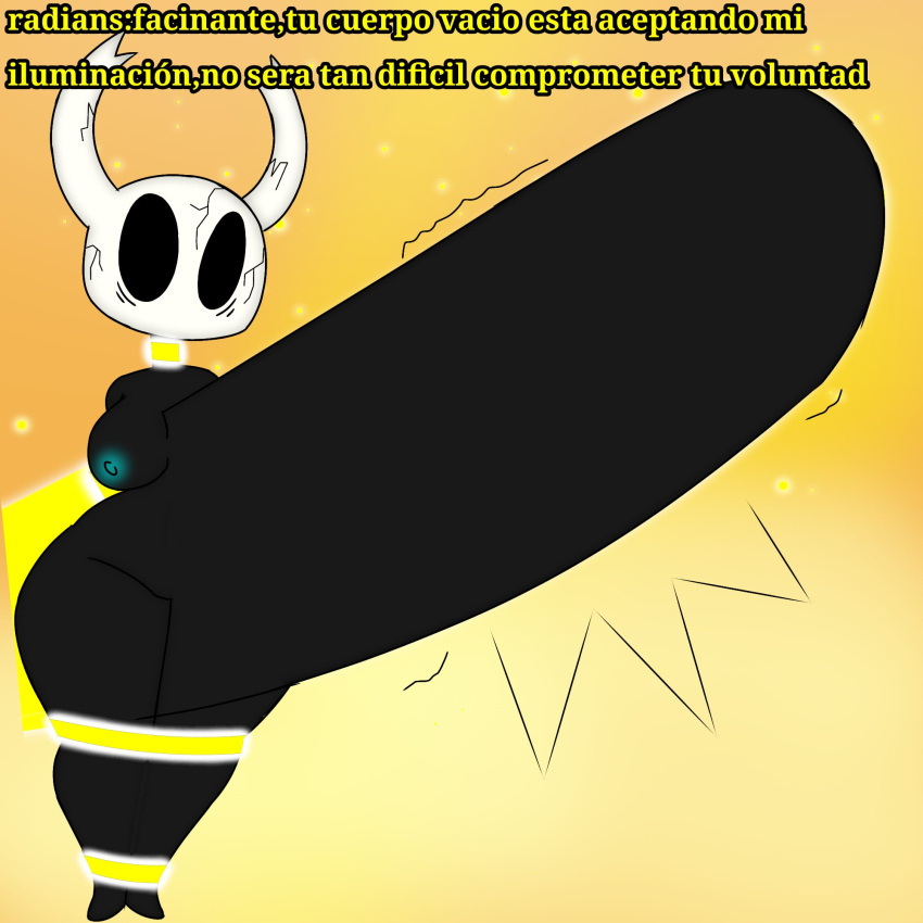 1boy hollow_knight_(game) hyper_penis laux stomach_bulge