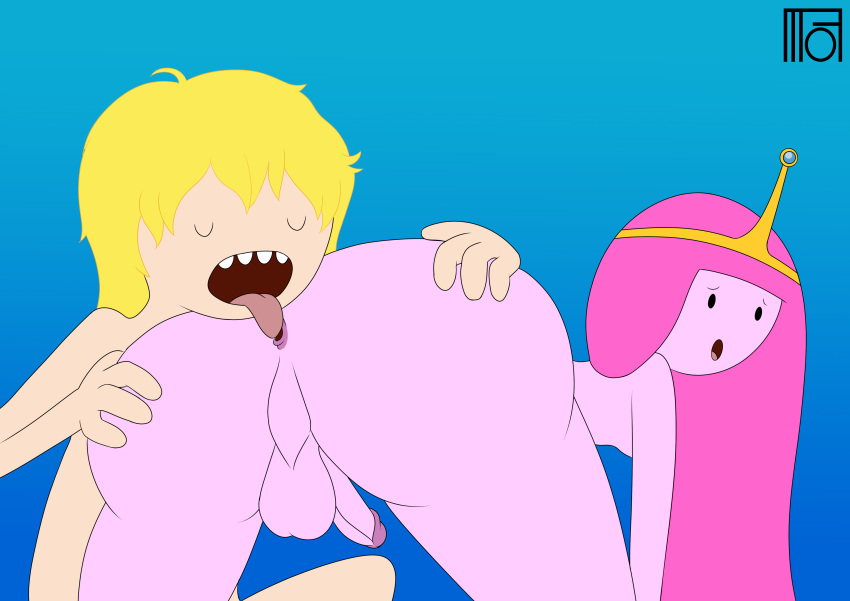 1boy 1futa adventure_time alternate_color alternate_version_available anal anal_licking anal_sex anilingus black_hair blonde_hair blue_skin bonnibel_bubblegum breakfast_princess egg_yolk eye_mask finn_the_human futanari green_hair green_skin horn horns human huntress_wizard leaves leaves_in_hair male_on_futa marceline marceline_abadeer marceline_the_vampire_queen mask moffoffo pink_body pink_hair pink_skin princess princess_bubblegum queen rimjob rimming vampire vampire_girl white_hair wizard yellow_body yellow_skin