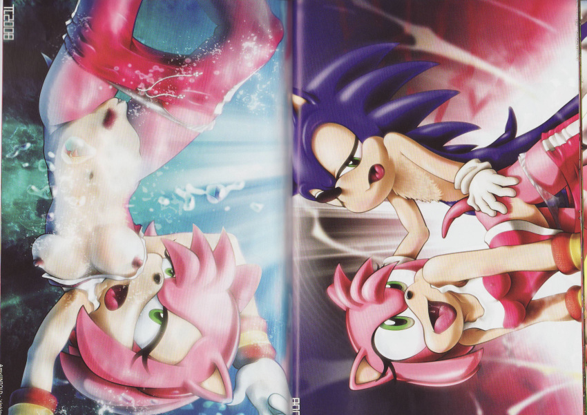 absurd_res air_bubbles amy_rose amy_untold breasts chest_tuft comic doujin female hedgehog high_res male nipples pussy saliva sega sonic_(series) sonic_the_hedgehog sonic_the_hedgehog_(series) tail tc underwater