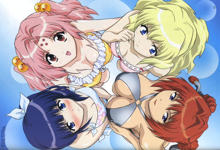 fukuyama_lisa girls_bravo hentai koyomi_hare_nanaka maharu_sena_kanaka swimsuit