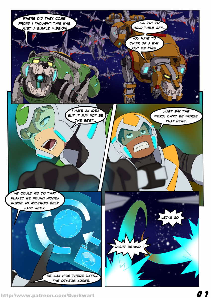 comic dankwart hunk_(voltron_legendary_defender) katie_holt pidge_gunderson stranded_desires text voltron voltron_legendary_defender