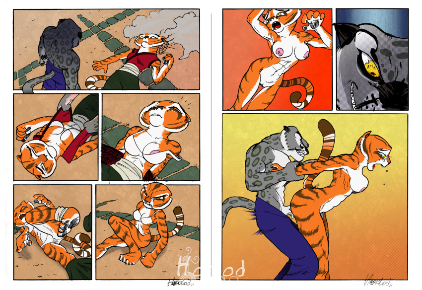 comic horlod horlod_(artist) kung_fu_panda master_tigress tai_lung_(kung_fu_panda)