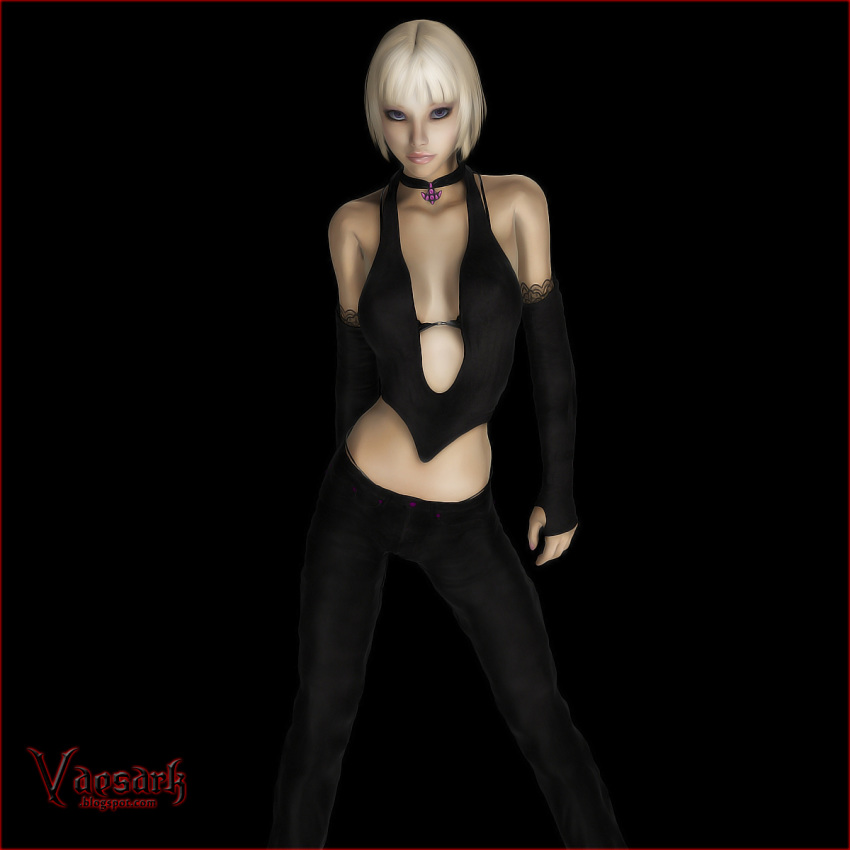 3d female solo vaesark vaesark_(artist) white_hair