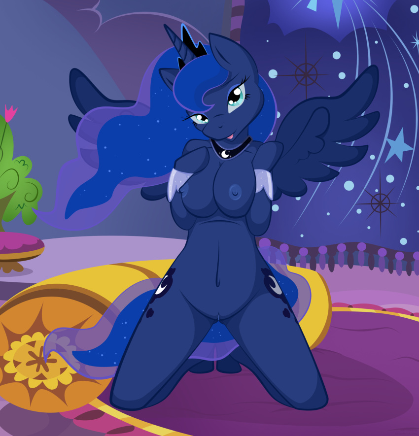 alicorn breasts female_only friendship_is_magic my_little_pony nude pony princess_luna pussy whitmaverick