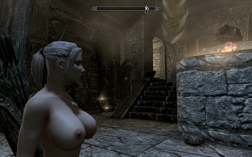 big_breasts breasts game massive_breasts nord rack skyrim video_game