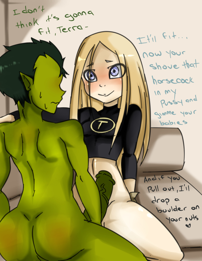 1boy 1girl beast_boy dc_comics female garfield_logan inuyuru male older older_female tagme tara_markov teen_titans terra warner_brothers young_adult young_adult_female young_adult_female_and_young_adult_male young_adult_male young_adult_man young_adult_woman