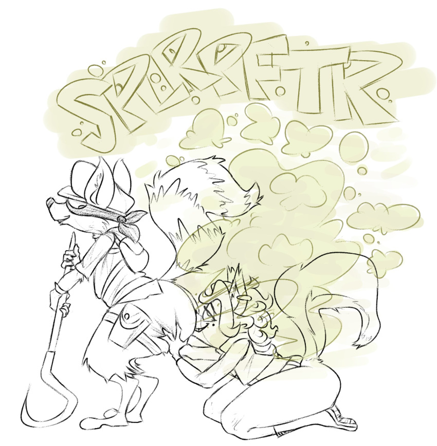 carmelita_fox dominant_male enjoying enjoying_it face_in_ass fart fart_cloud fart_fetish farting farting_on_face grin popoisyucky scent_play scentplay sly_cooper sly_cooper_(series) smile sniffing_ass submissive_female