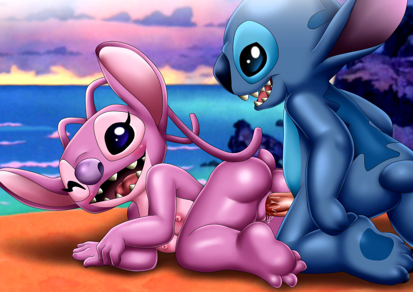 angel_(lilo_and_stitch) bbmbbf disney fur34* lilo_and_stitch palcomix stitch