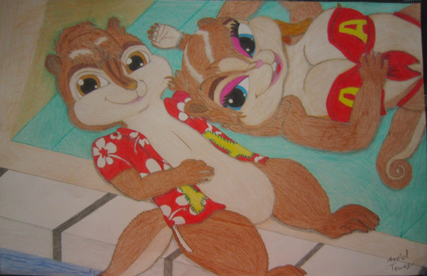 alvin_and_the_chipmunks alvin_seville brittany_and_the_chipettes brittany_miller chipettes chipmunk cute furry