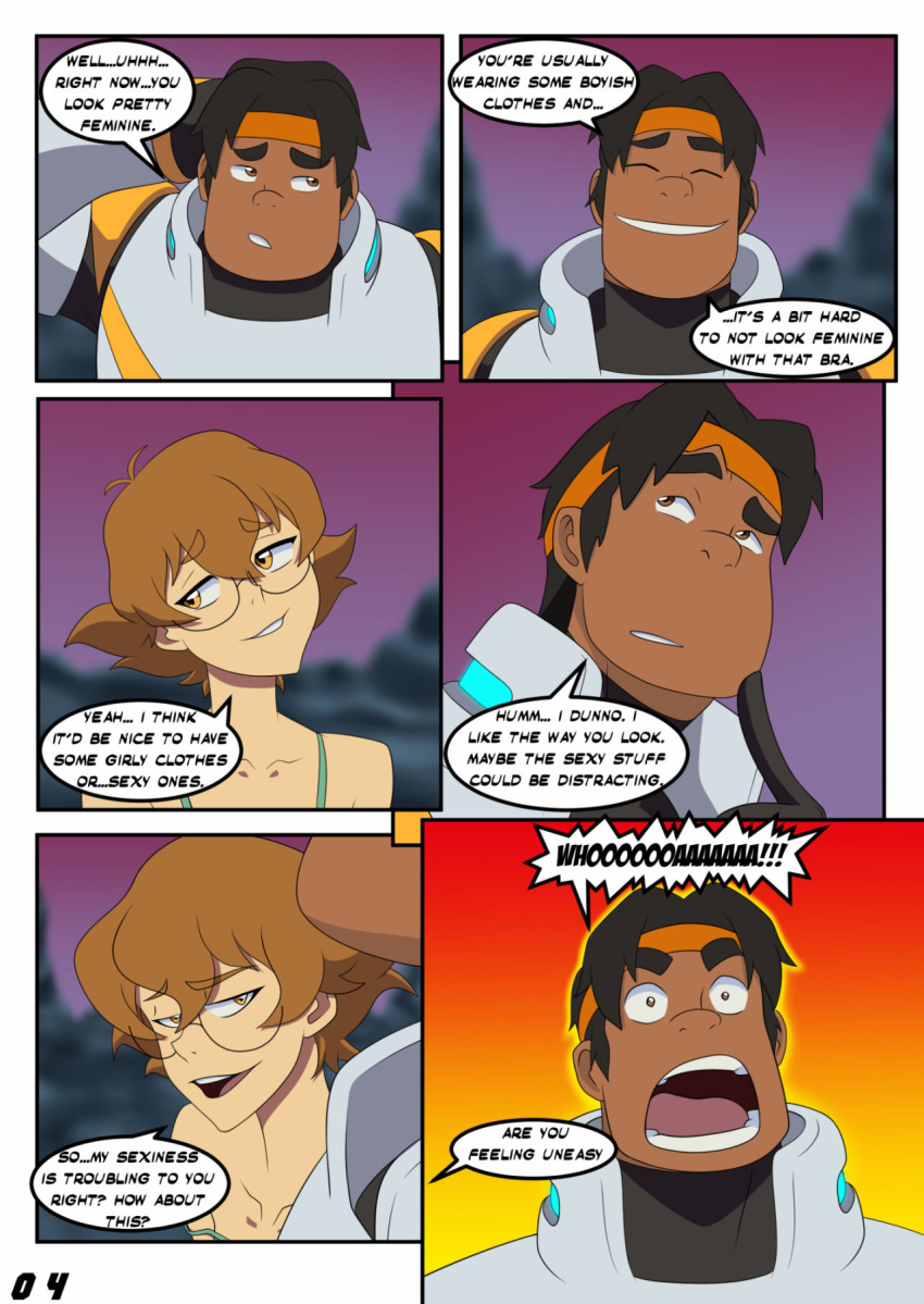 comic dankwart hunk_(voltron_legendary_defender) katie_holt pidge_gunderson stranded_desires text voltron voltron_legendary_defender