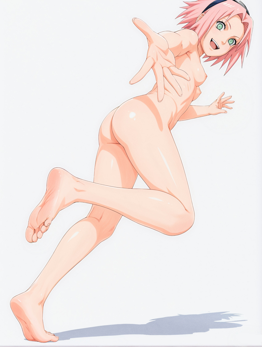 barefoot naruto naruto_shippuden sakura_haruno tagme