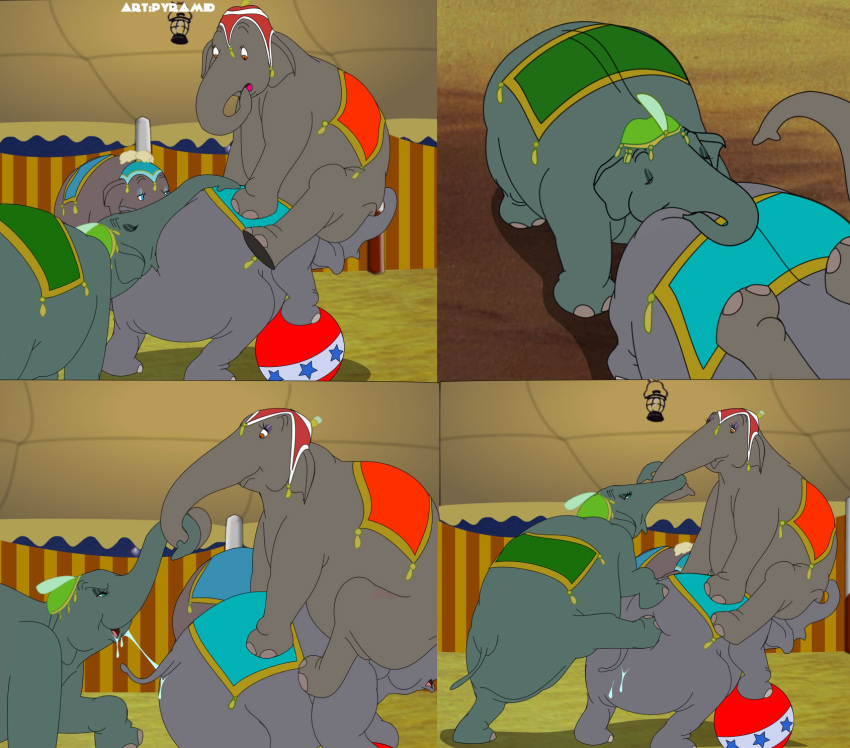 anilingus ball catty_(dumbo) circus climbing comic disney dumbo eating_ass elephant fanart giddy_(dumbo) grin holding_tail mrs._jumbo_(dumbo) mrsjumbo prissy_(dumbo) pyramid_(artist) rimming sexy_ass smothering_ass tail trunk trunk_grab