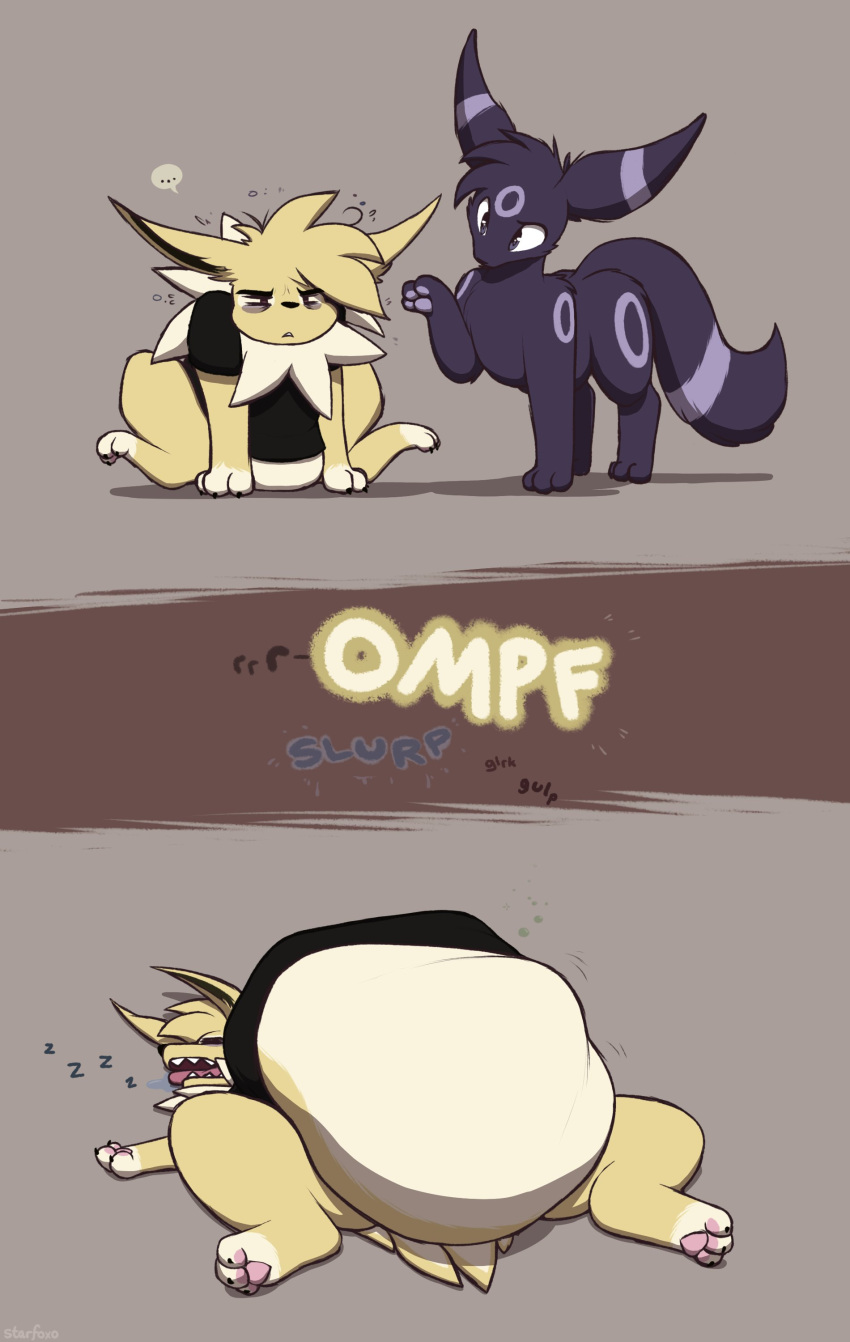 female_prey feral feral_pred feral_prey furry furry_vore hush hush_(character) hush_(hushyum) hush_(purple_prey) male_pred oral_vore paws starfoxo vore