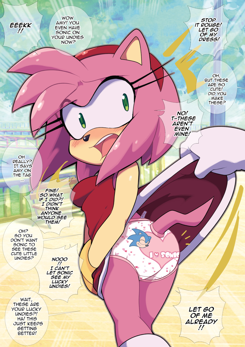 amy_rose fanart hedgehog_girl mobian_(species) sega