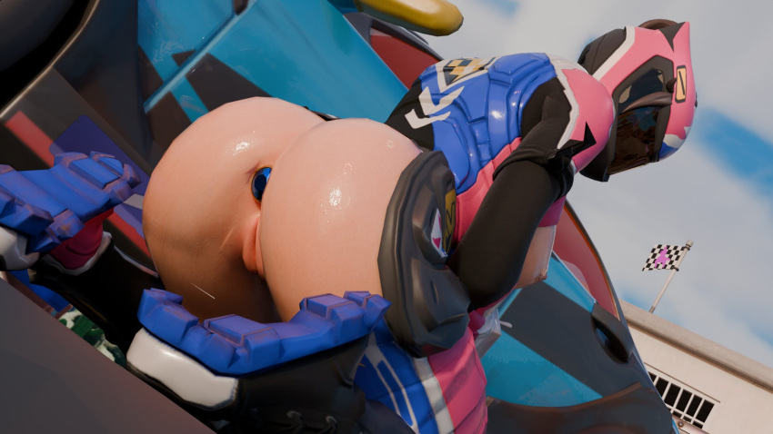 1girl 1girls 2025 3d anal_plug areola ass ass_focus avxbu bodysuit breasts breasts_out brown_hair buttplug control_(fortnite) female_only fortnite helmet light-skinned_female light_skin nipples partially_clothed presenting pussy sex_toy_in_ass sex_toy_insertion video_games