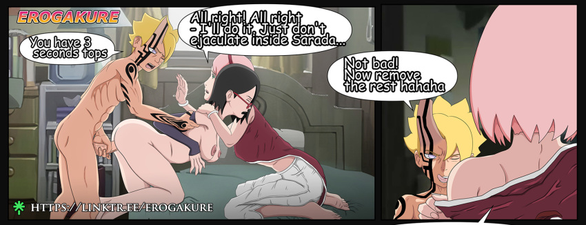 age_difference ambiguous_penetration anal anal_rape anal_sex borushiki boruto boruto:_naruto_next_generations boruto_uzumaki comic comic_page cuckold doggy_position doggy_position erogakure forced_anal forced_to_watch karma_and_its_mysteries milf momoshiki naruto rape raped_female sakura_haruno sakura_haruno sarada_uchiha uchiha_sarada undressing uzumaki_boruto