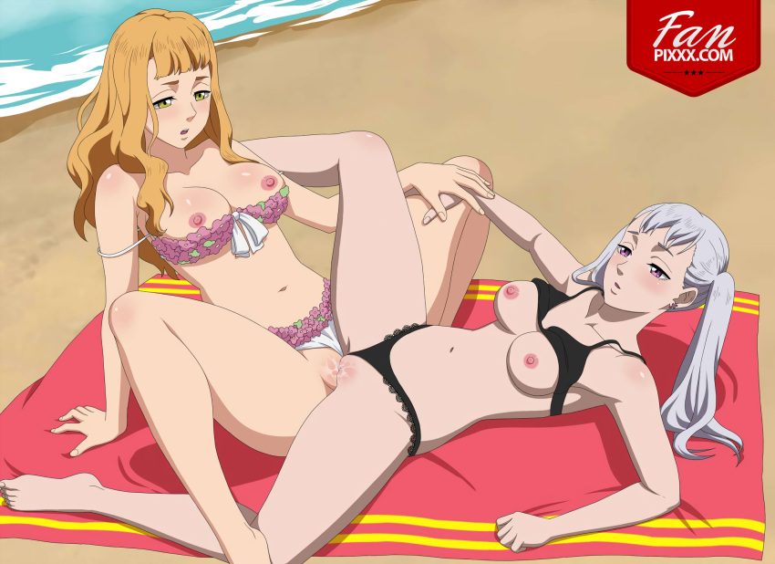 2_girls black_clover pussy pussy_juice tagme yuri yuri