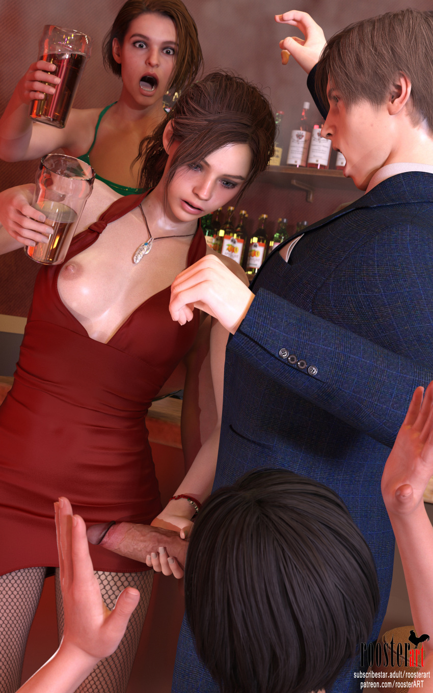 10:16 1boy3girls 1girl 3d 3girls1boy 4k ada_wong bar beer black_hair blush blush bracelet breast_out claire_redfield claire_redfield_(jordan_mcewen) drinking fishnet_pantyhose fishnets jill_valentine jill_valentine_(sasha_zotova) large_penis leon_scott_kennedy male medium_hair necklace open_mouth pantyhose patreon patreon_username penis penis_grab penis_out penis_tip red_dree resident_evil resident_evil_2 resident_evil_2_remake roosterart subscribestar_username suit veiny_penis video_game video_game_character video_game_franchise