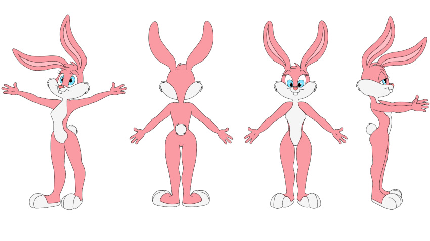 bubsy_bunnie bunny_girl fanart reference_sheet tagme tiny_toon_adventures