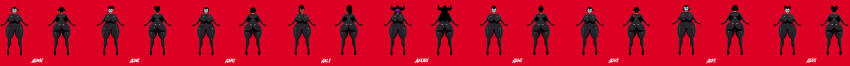 akubi ale-mangekyo ale-mangekyo_(artist) areolae ashi_(samurai_jack) ass big_ass big_breasts bodysuit breasts cameltoe commission dat_ass daughter daughters_of_aku erect_nipples female mask milf mother_and_daughter nipples original_character samurai_jack skintight skintight_bodysuit the_high_priestess_(samurai_jack)