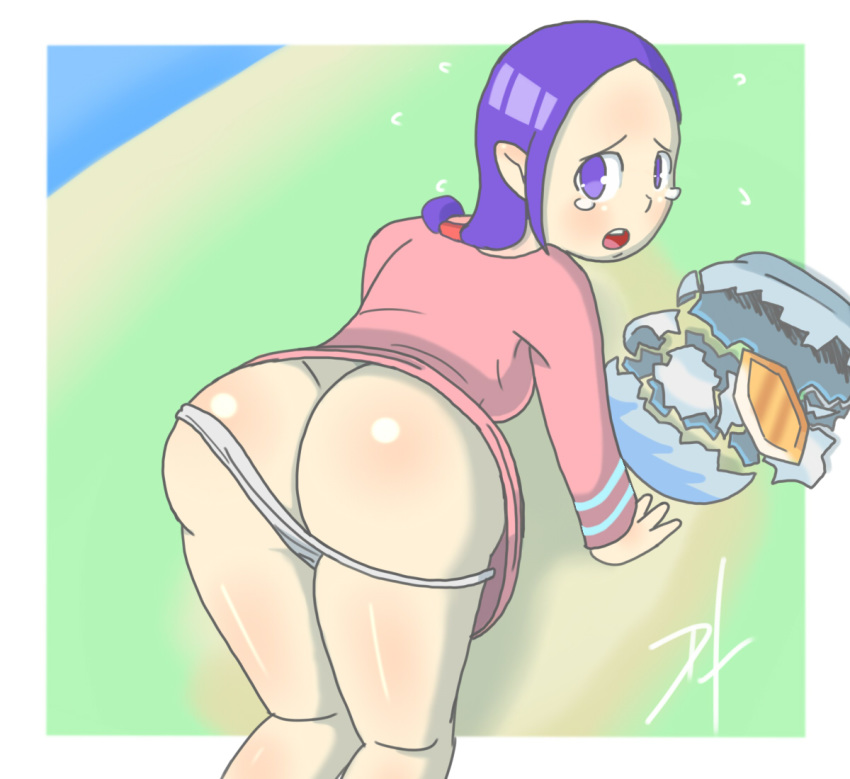 ass breasts dat_ass disfigure_(artist) looking_back panties sue-belle_(the_wind_waker) the_legend_of_zelda the_legend_of_zelda:_the_wind_waker the_wind_waker