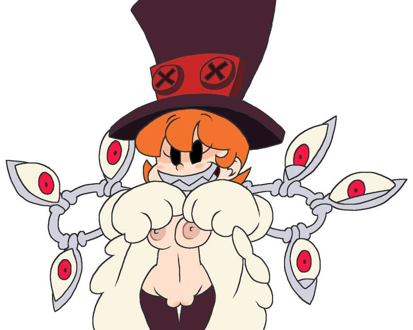 big_breasts flashing peacock_(skullgirls) praiz!_(artist) skullgirls