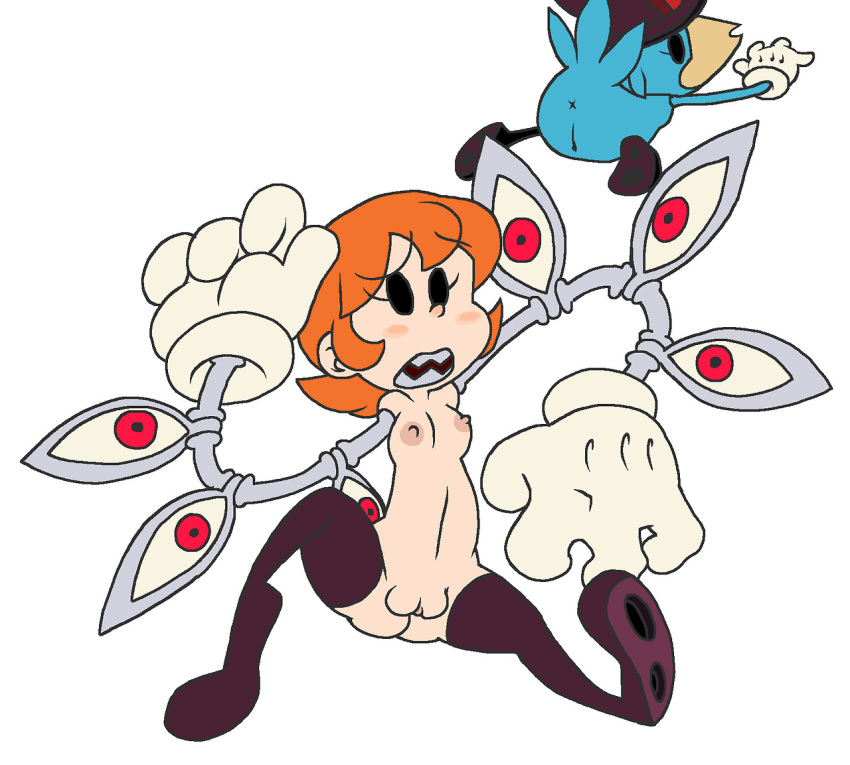 avery_(skullgirls) breasts nude_female peacock_(skullgirls) praiz!_(artist) pussy skullgirls