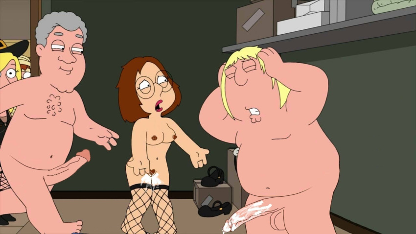 bill_clinton chris_griffin cum family_guy halloween meg_griffin