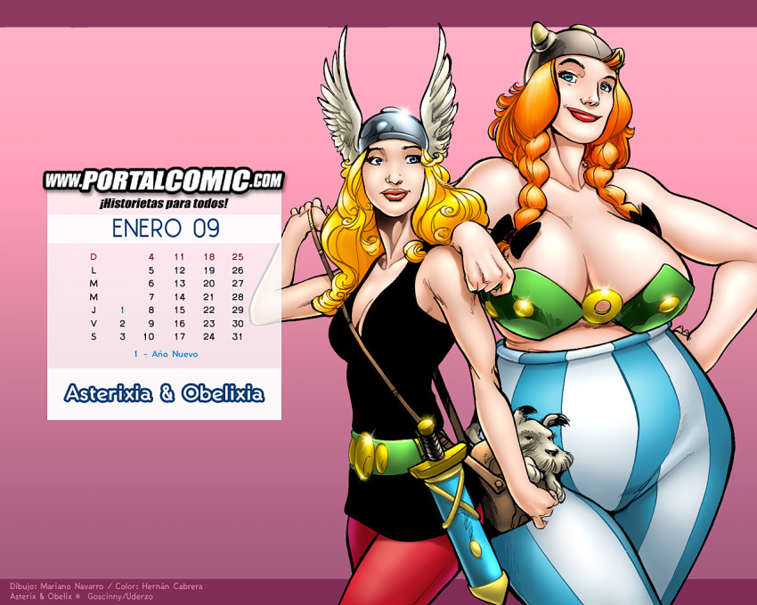 asterix asterix_and_obelix dogmatix genderswap mariano_navarro obelix rule_63