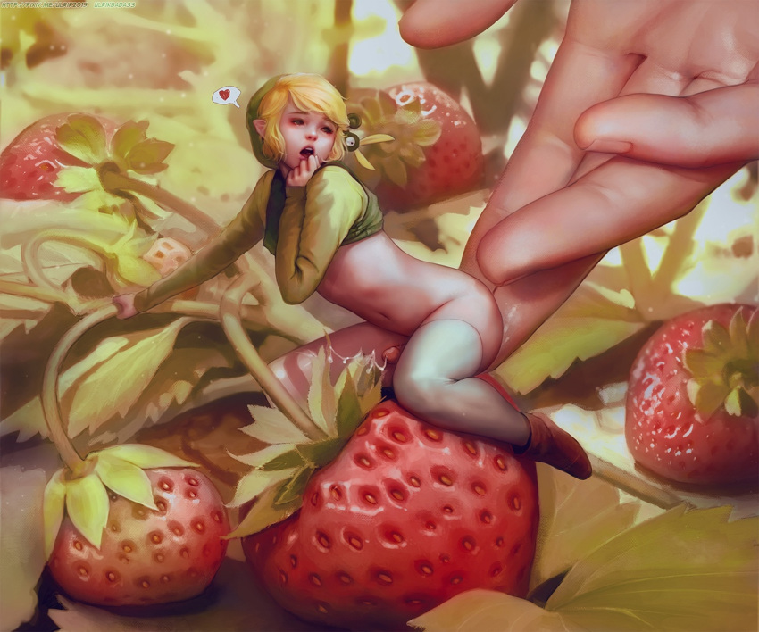 cum heart link navel nintendo penis stockings strawberry the_legend_of_zelda the_minish_cap tiny trap ulrikbadass