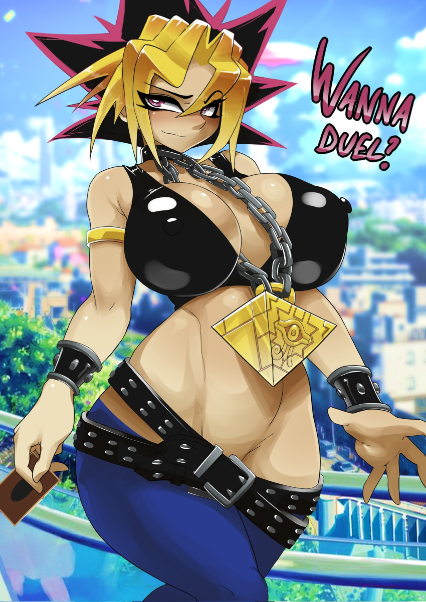 2d 2d_(artwork) ashraely human yu-gi-oh! yugi_muto