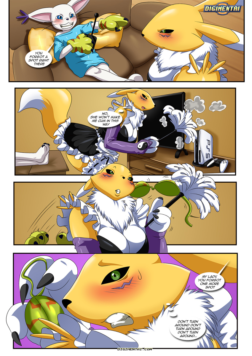 bbmbbf comic digihentai digimon dirty_gamers furry gatomon palcomix renamon