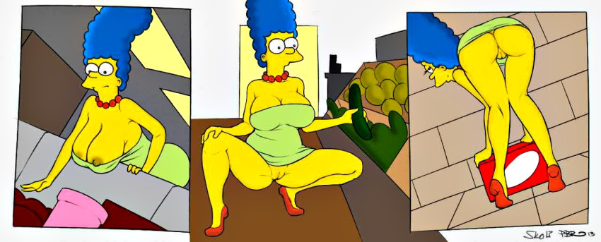 marge_simpson tagme the_simpsons yellow_skin