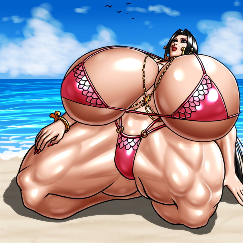 boa_hancock gigantic_ass gigantic_breasts hourglass_figure negoto_(nego6) one_piece