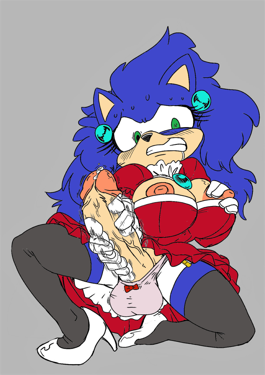 balls_in_panties big_breasts breasts_out_of_clothes edit futanari kandlin masturbation nipple_slip penis_in_panties princess sega self_fondle sonic_*(series) sonic_the_hedgehog sonic_the_hedgehog_(series) testicles_in_panties veiny_penis