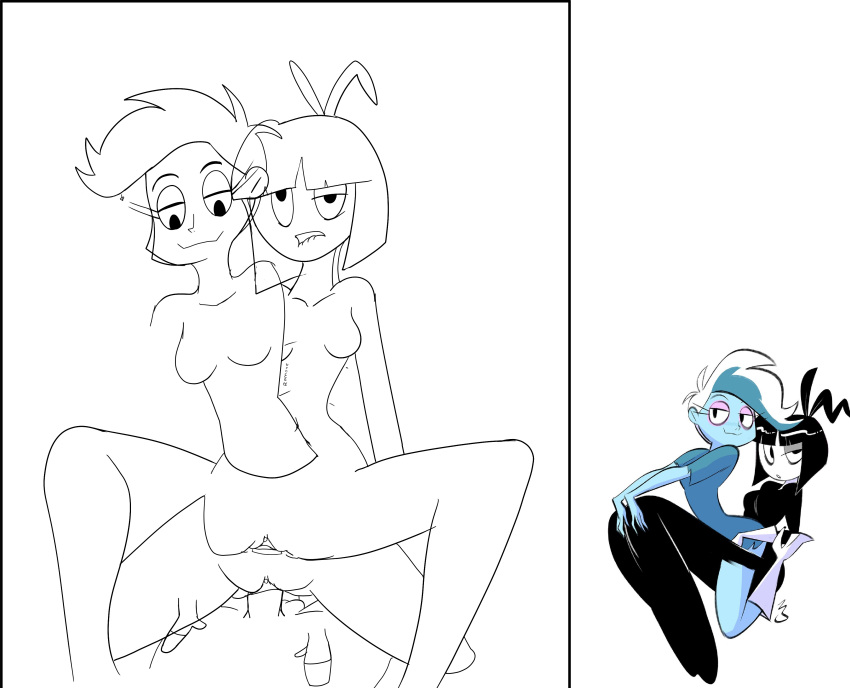 creepy_susie ghost ghoul_school goth lineart phantasma_phantom scooby-doo scooby-doo_and_the_ghoul_school sex the_oblongs