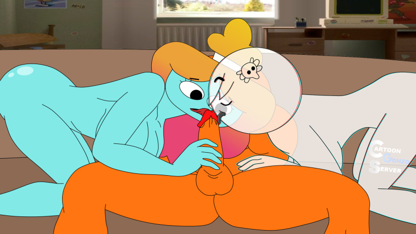 boyfriend_and_girlfriend carrie_krueger cartoon_gonzo cg_editors darwin_watterson ghost_girl r1one rachel_wilson the_amazing_world_of_gumball