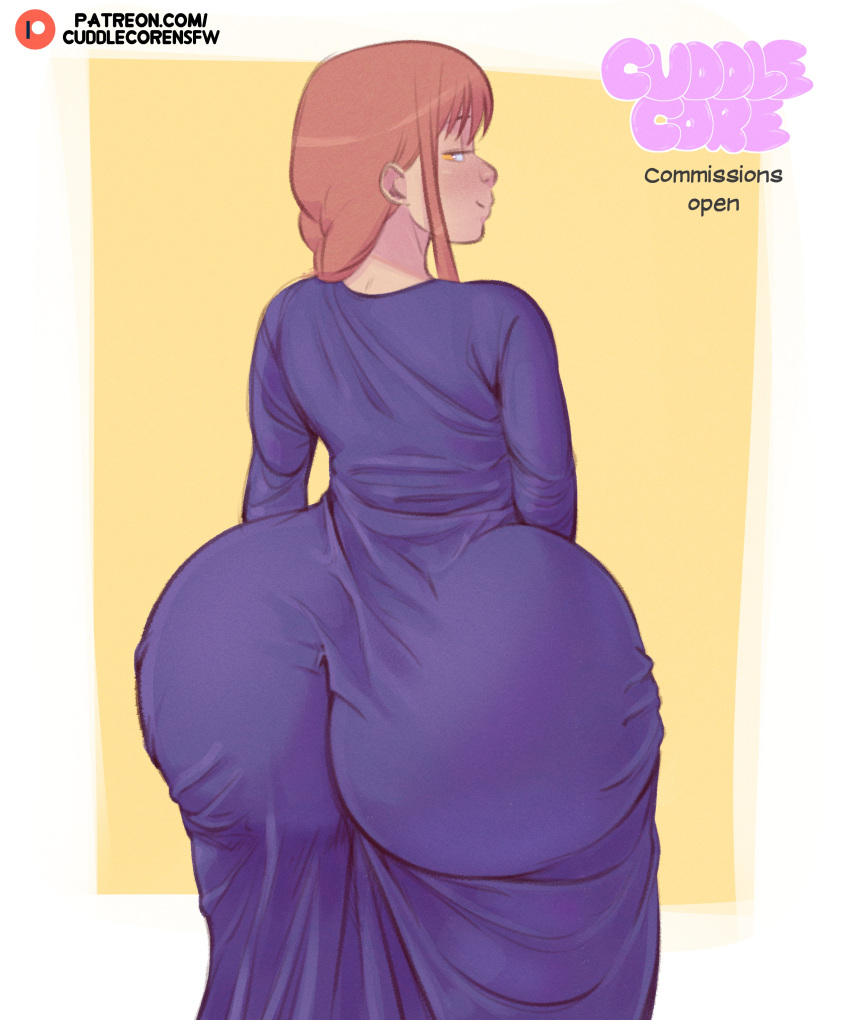 1girl 1girl ass breasts chainsaw_man cuddlecore hair huge_ass huge_ass huge_thighs makima_(chainsaw_man) rear_end rear_view tagme thick thick_ass thick_butt thick_hips thick_legs thick_thighs wide_hips wide_spread_legs wide_thighs