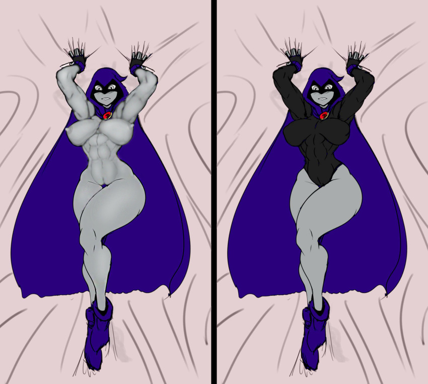 426htc dc_comics naked_art nude raven_(dc) teen_titans