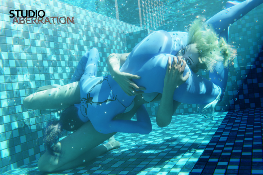 2girls 3d 3d_(artwork) 69 activision ass_grab bikini blizzard_entertainment blonde_hair blue_skin female female/female female_only high_res looking_at_camera mercy_(overwatch) overwatch pool pussylicking sex studioaberration underwater underwater_cunnilingus underwater_sex water widowmaker_(overwatch) yuri