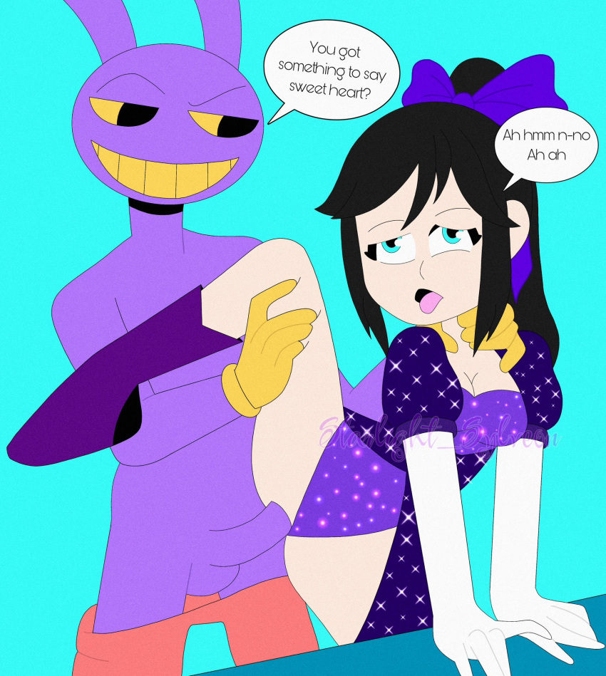 ashleyh jax jax_(the_amazing_digital_circus) oc_x_canon starlight the_amazing_digital_circus