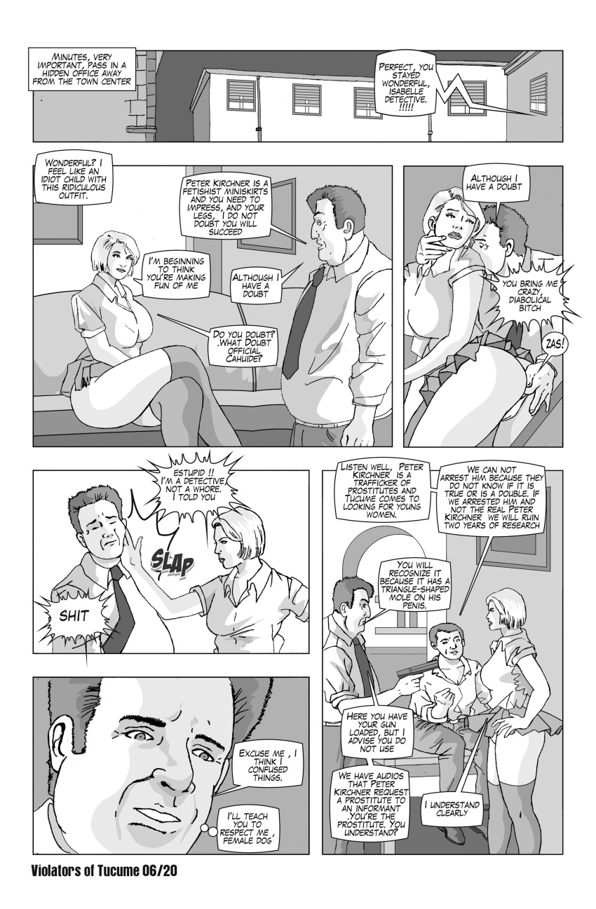 adult adventurer bazuzo big_ass big_breasts big_breasts bitch breasts comic detective gangster group_sex hentai iniskirt isabelle_cartoons_truestory_toons of penetration penis pig slut tucume violated_heroine violators violence whore