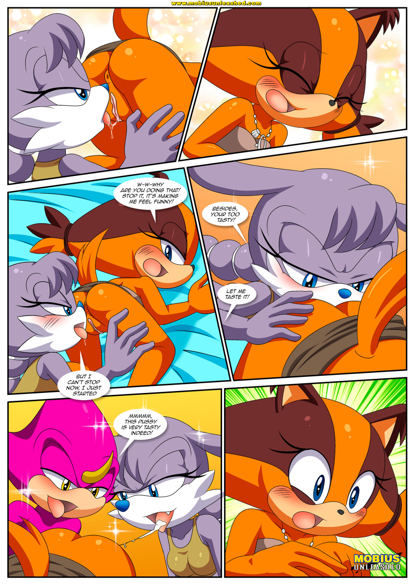 archie_comics bbmbbf comic espio_the_chameleon mobius_unleashed nic_the_weasel palcomix sega sonic_boom sonic_the_hedgehog_(series) stickin'_around_(comic) sticks_the_jungle_badger