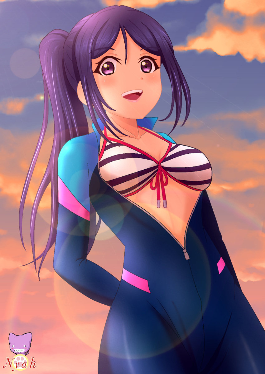 1girl blue_hair female_focus high_res long_hair love_live! love_live!_sunshine!! matsuura_kanan