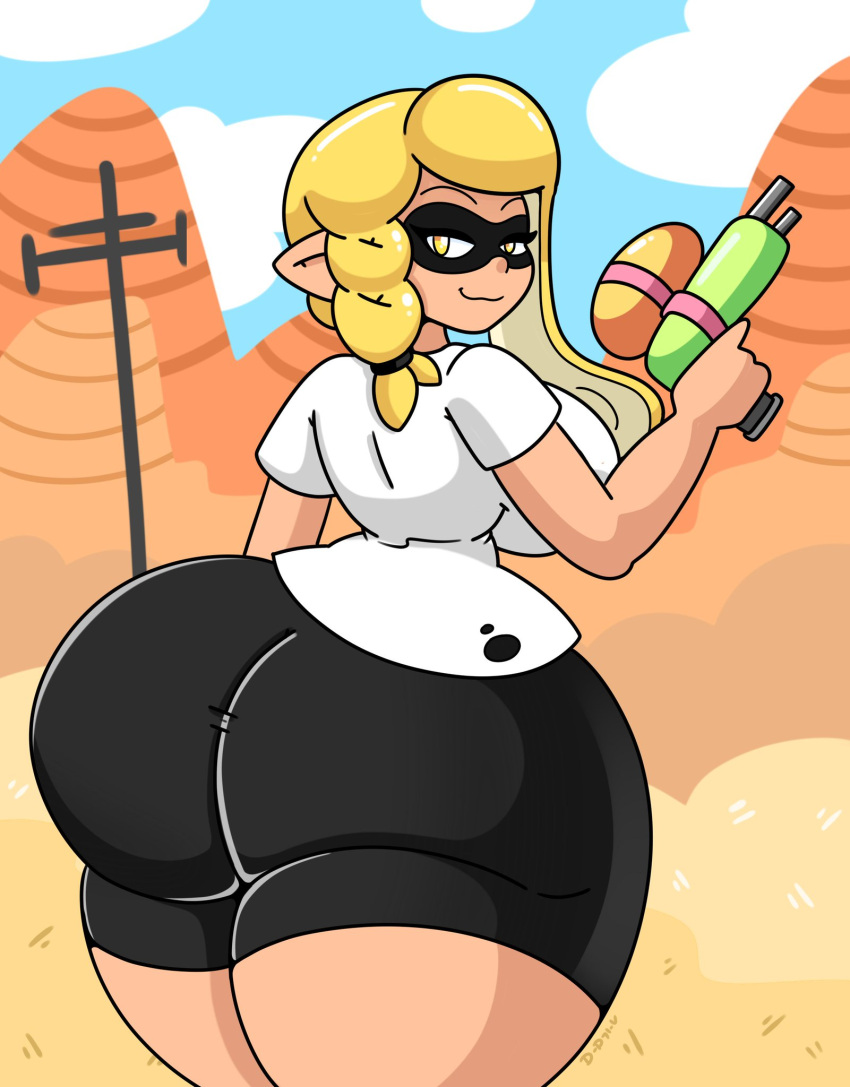 1girl ass big_ass big_breasts bottom_heavy bubble_ass bubble_butt cheeky cute daisy-pink71 enormous_ass happy huge_ass inkling inkling_girl insanely_hot new_agent_3_(splatoon) nintendo round_ass seductive sexy sexy_ass sexy_body sexy_breasts shorts smelly_ass smile splatoon splatoon_3 thick thick_ass thick_thighs thin thin_waist yellow_eyes yellow_hair